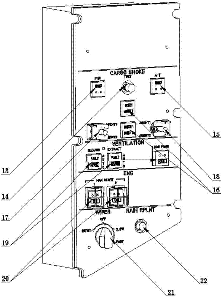 一種仿真貨倉(cāng)煙霧通風(fēng)和發(fā)動(dòng)機(jī)人工啟動(dòng)組合控制盒的制造方法與工藝