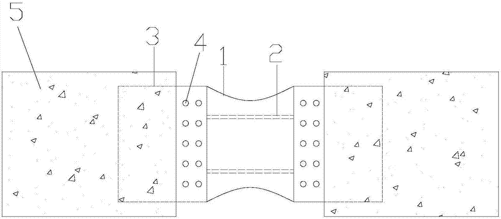 一種高層建筑凹槽間可更換耗能拉梁的制造方法與工藝