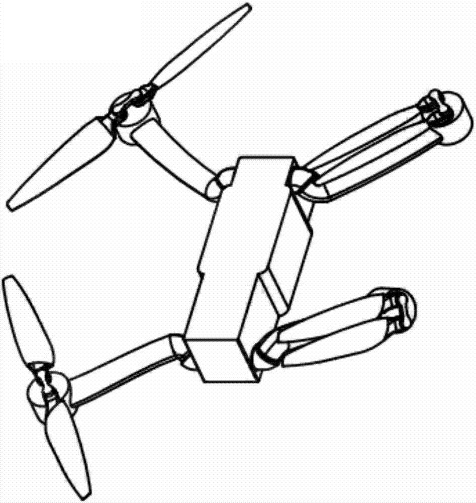 可折叠式多旋翼无人机的制作方法