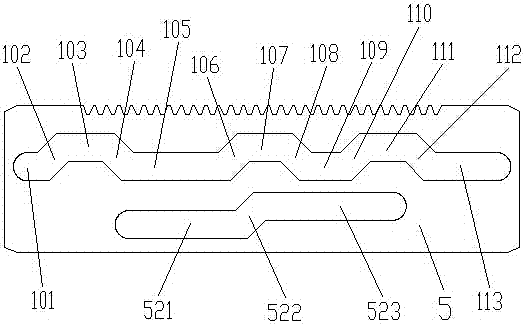 电脑横机中全工位联运式压片机构的拉条的制造方法与工艺