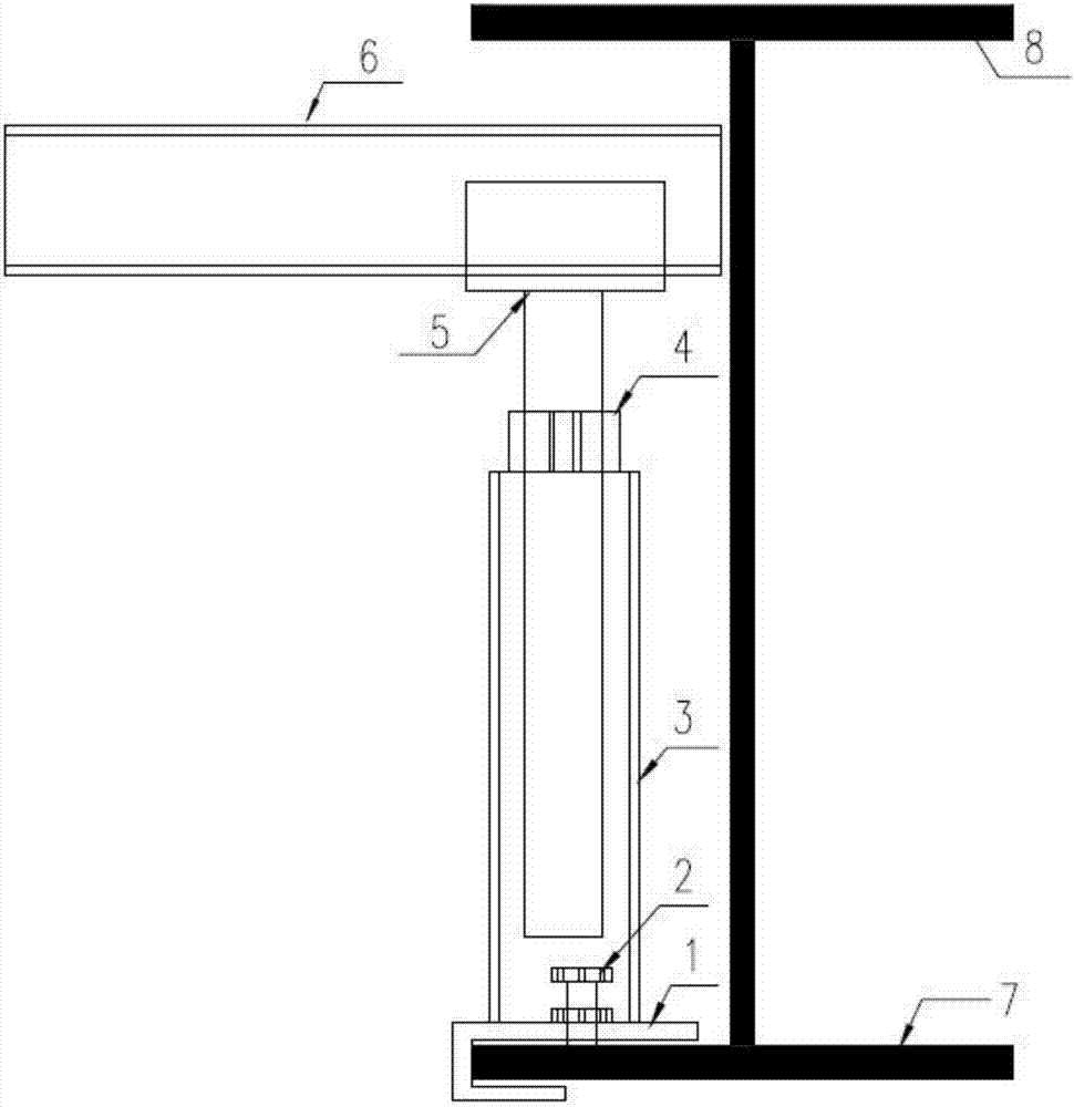 一种可周转顶托式桁架楼承板临时支撑工具的制造方法与工艺