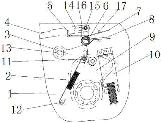 一種新型彈簧操動(dòng)機(jī)構(gòu)的二級(jí)合閘脫扣裝置的制造方法