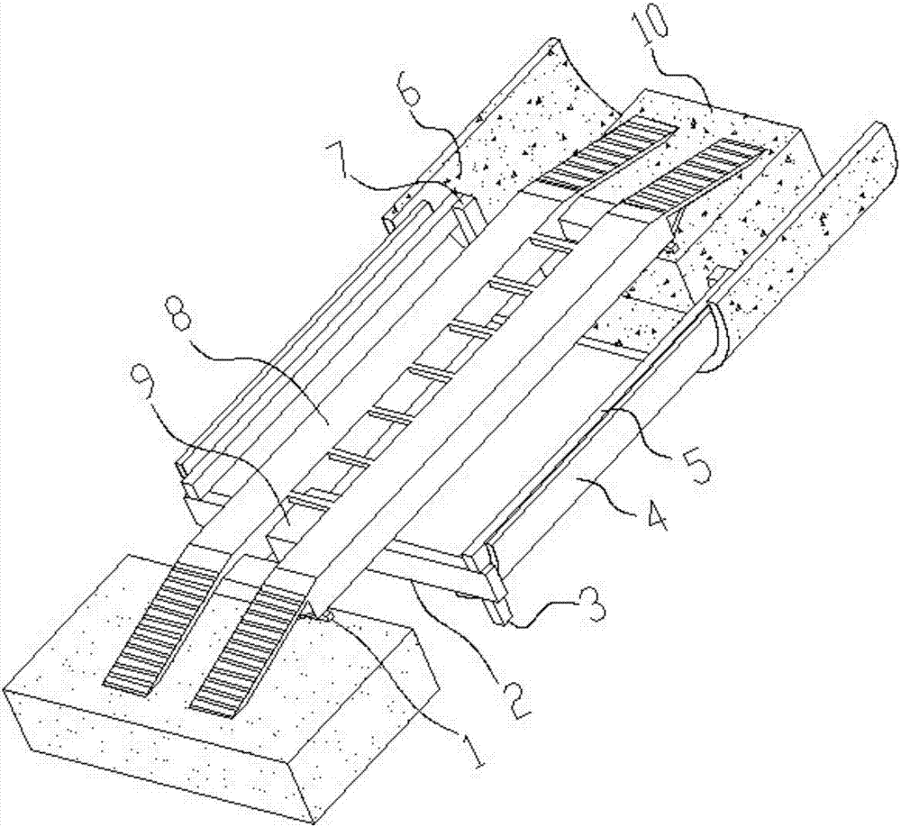 自动液压仰拱栈桥台车及其施工方法与流程