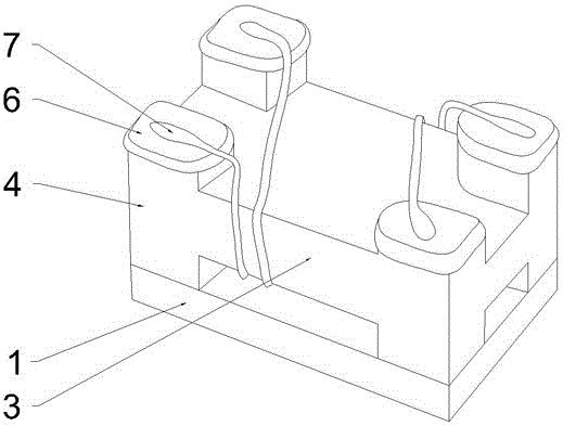 四柱单绕组高频电感的制造方法与工艺