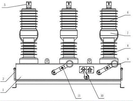 一种户外双操作机构柱上断路器的制造方法与工艺