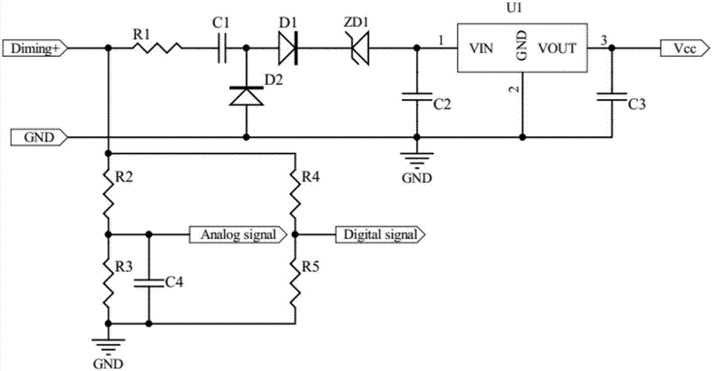 一種能夠防止高壓損壞的電源及通信電路的制造方法與工藝