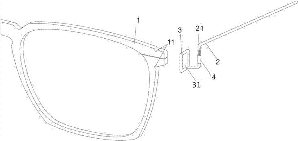 一种新型眼镜连接结构的制造方法与工艺