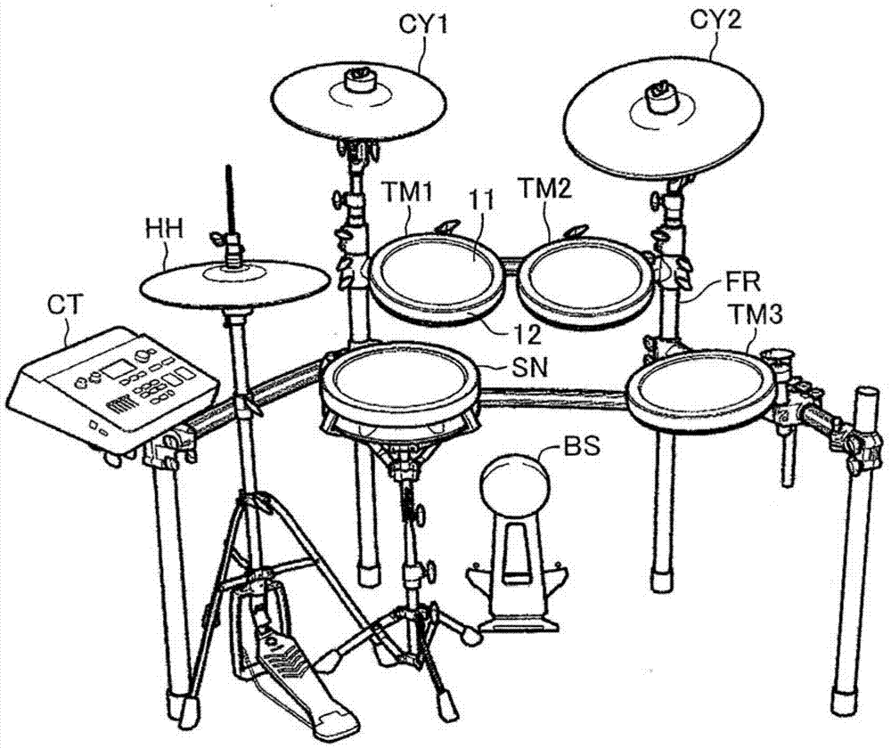 電子打擊樂器組和演奏評(píng)價(jià)裝置的制造方法