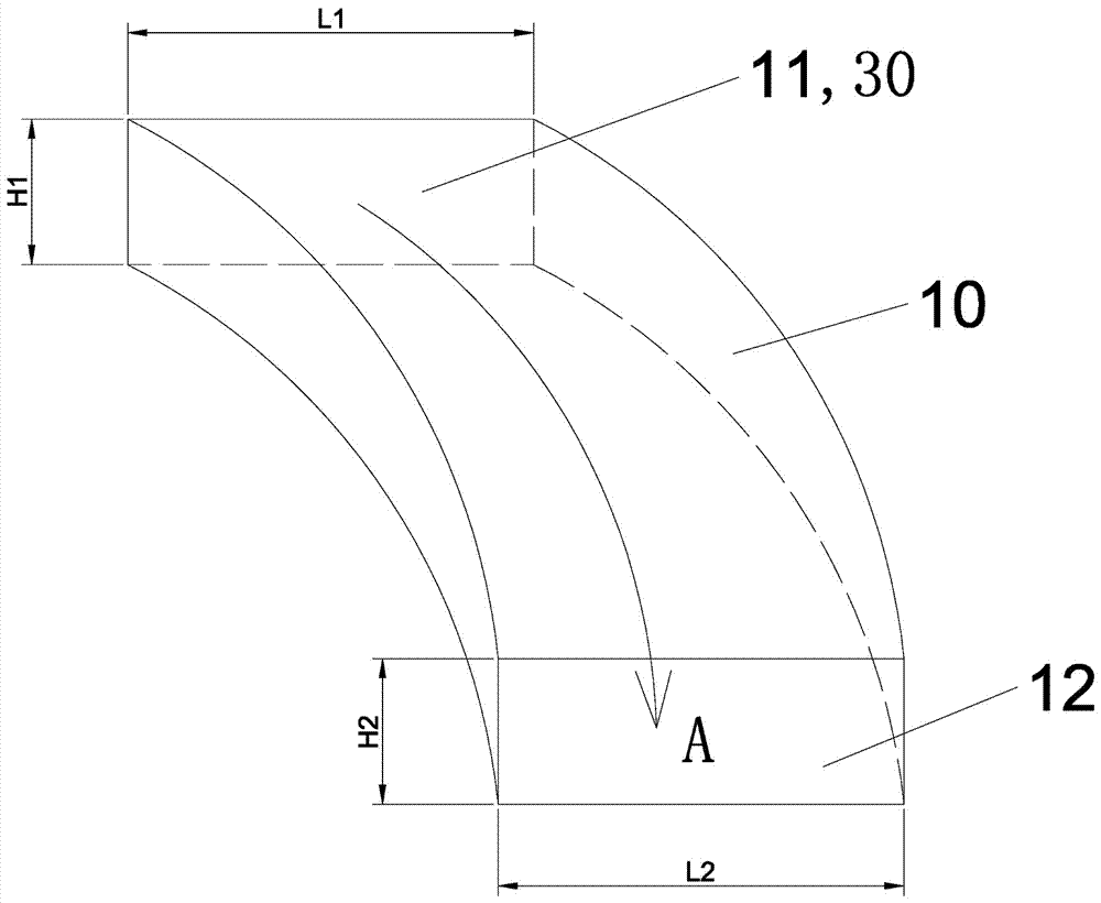 一種用于松散回潮機(jī)熱風(fēng)口的熱風(fēng)導(dǎo)向裝置的制造方法