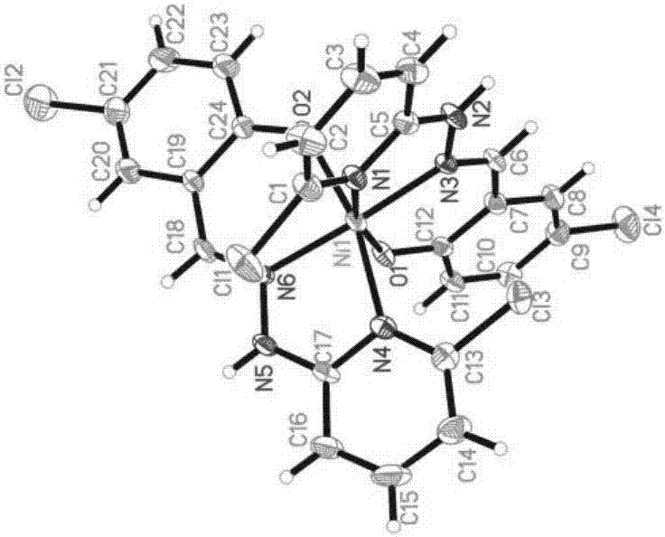 水杨醛缩62262氯62662肼基吡啶席夫碱镍配合物及合成方法与