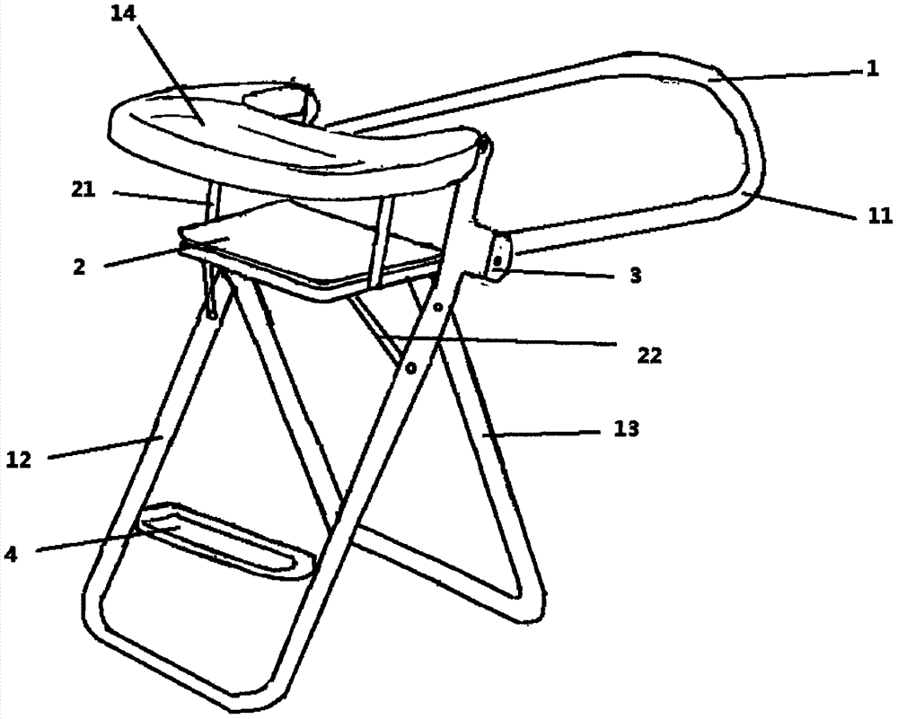 一种可折叠儿童餐椅的制造方法与工艺