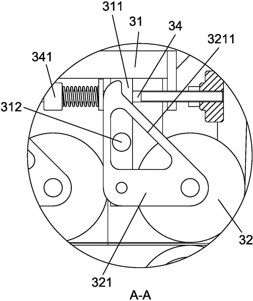 一種紙袋機(jī)成筒后壓輪機(jī)構(gòu)的制作方法與工藝