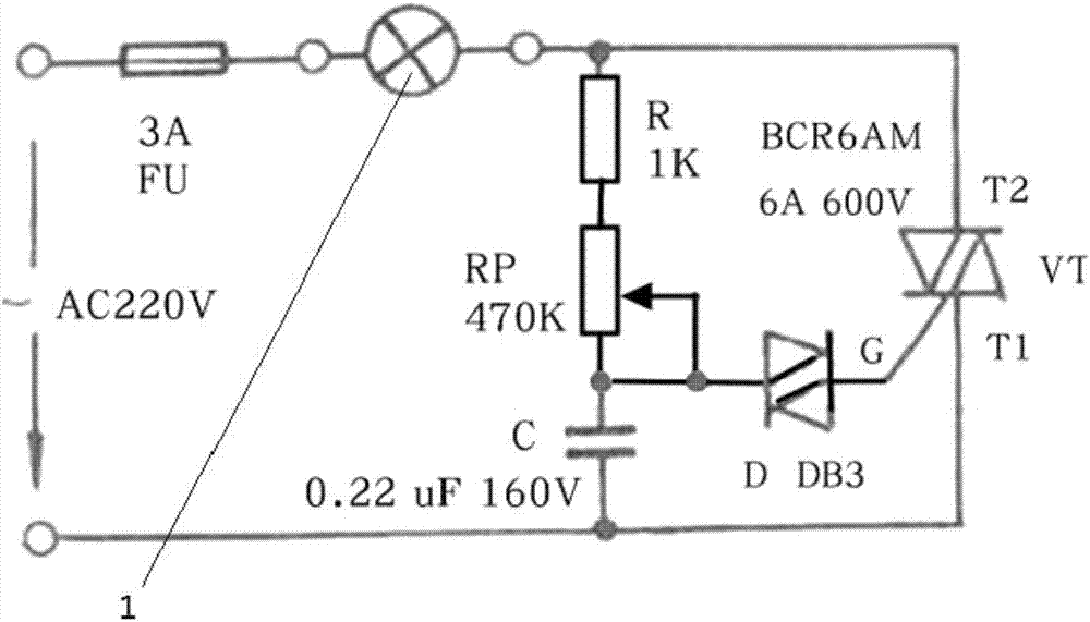 一種可調(diào)光電路燈串的制作方法與工藝