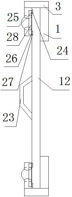 英語電子教學(xué)用投影幕布收放裝置的制作方法