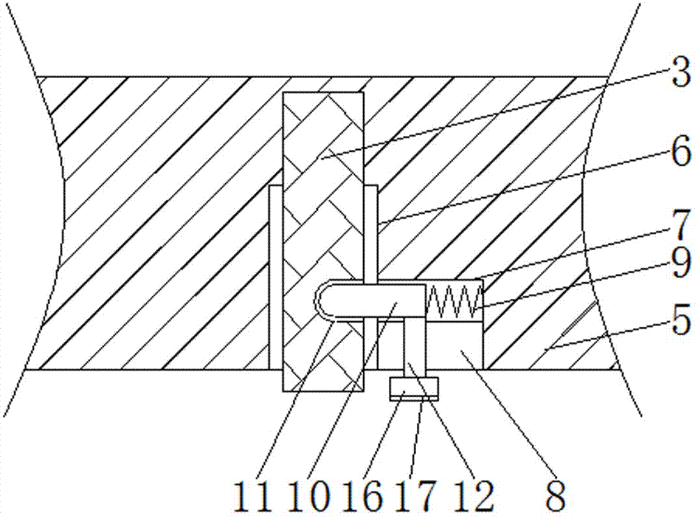 一种可调节格栅板间隙的填料支撑装置的制作方法