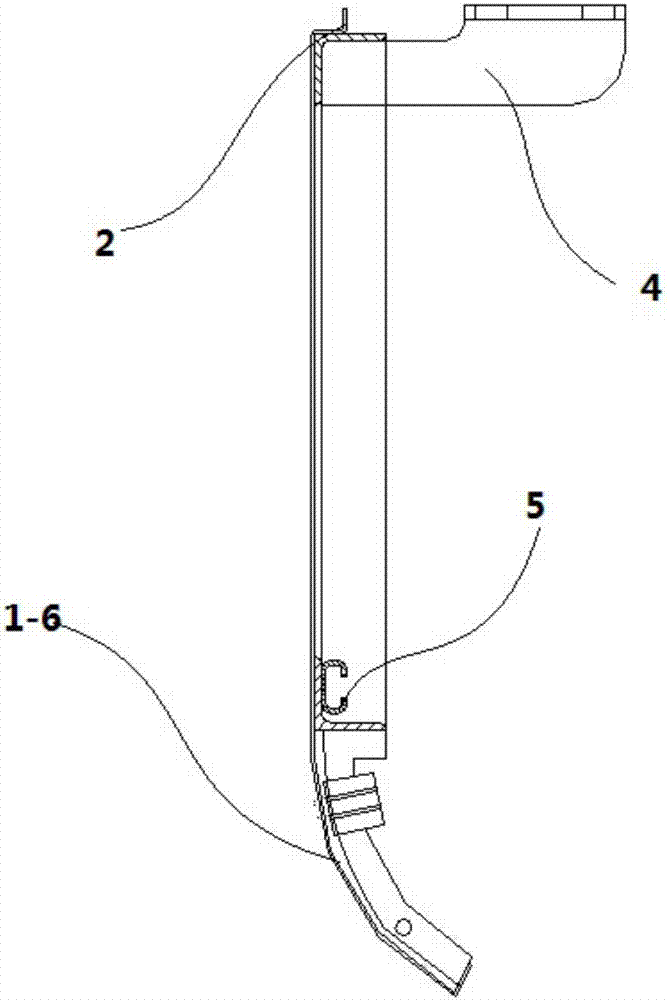 一种C型钢支撑防护的端固定裙板的制作方法与工艺