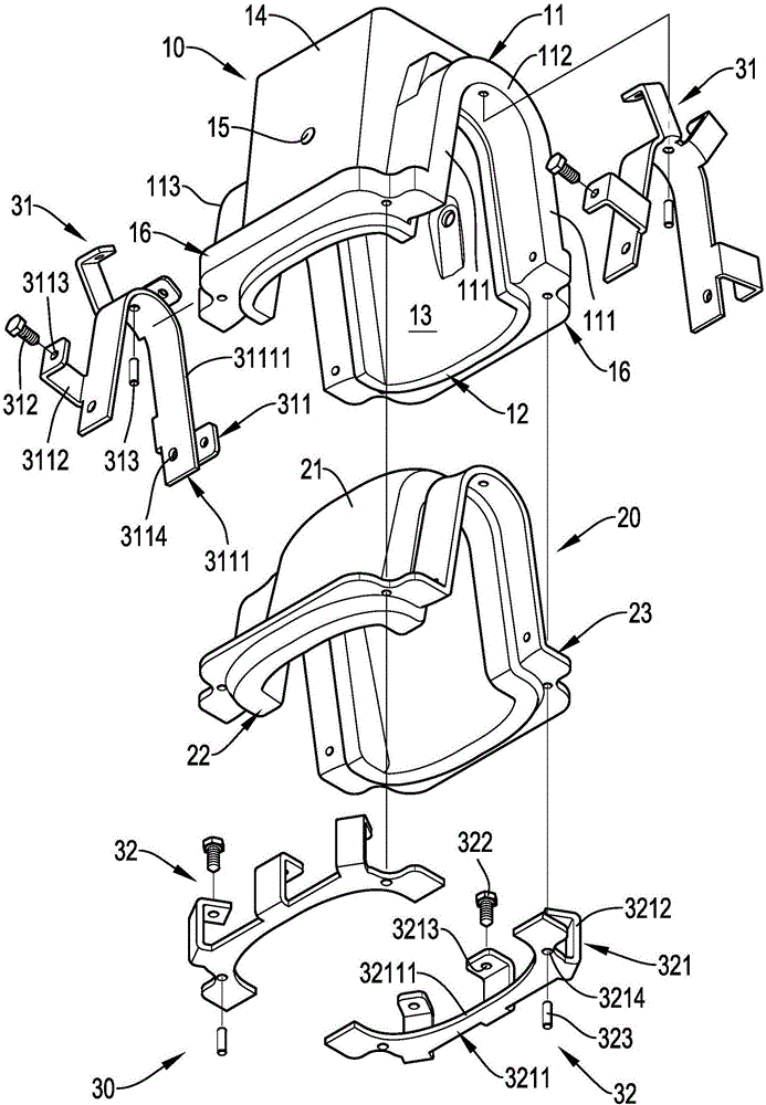 充氣式后踵定型模具的制作方法與工藝