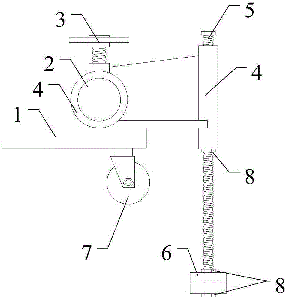 自動(dòng)埋弧焊機(jī)導(dǎo)向支架的制作方法與工藝