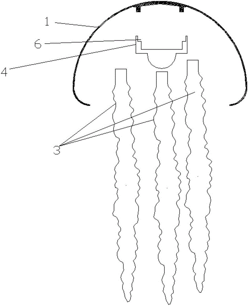 一種仿真裝飾水母的制作方法與工藝