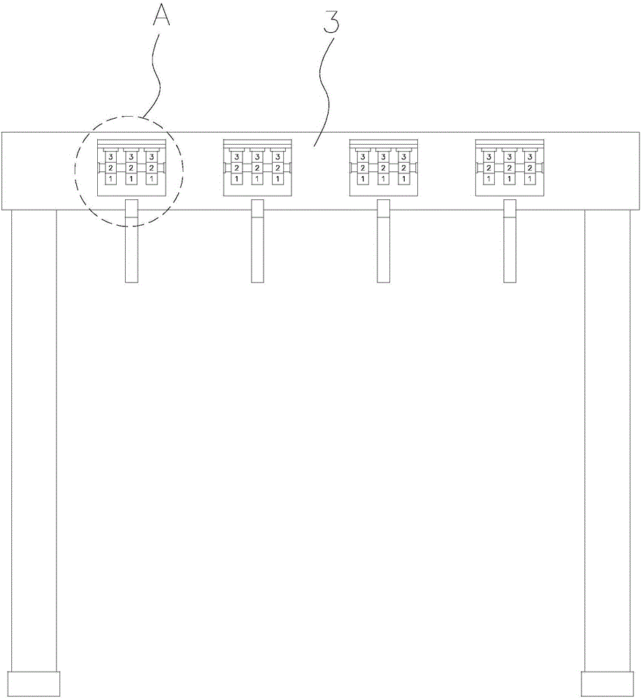 一種帶調節顯示標記功能的電纜線盤掛架的制作方法與工藝