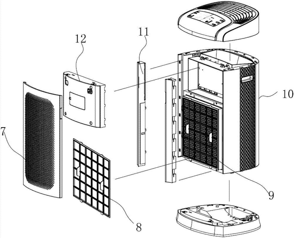 海尔空气净化器拆解图图片