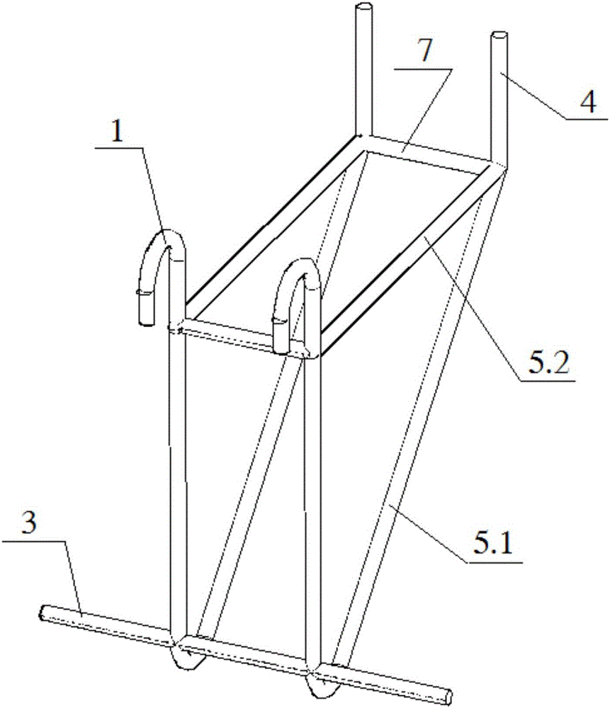 一种简易高墩钢筋笼的绑扎平台的制作方法与工艺