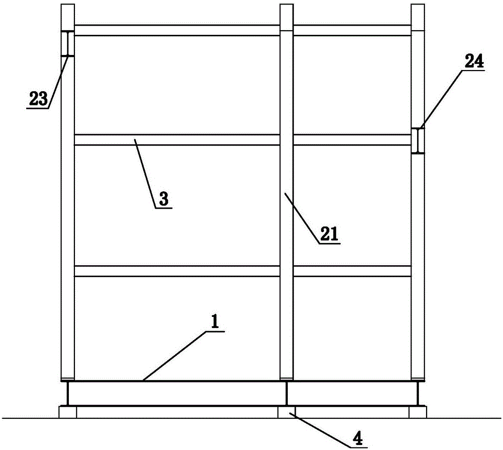 钢桁梁桁片拼装支架的制作方法与工艺