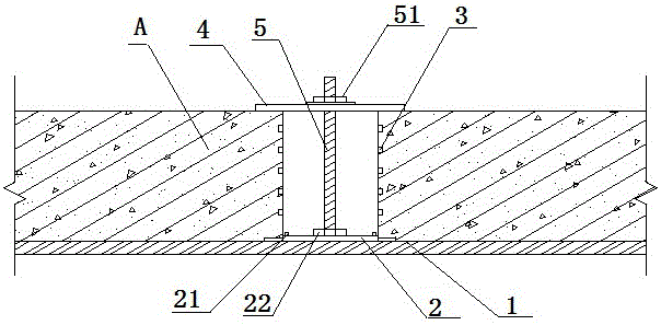 一種建筑用止水節(jié)的固定裝置的制作方法