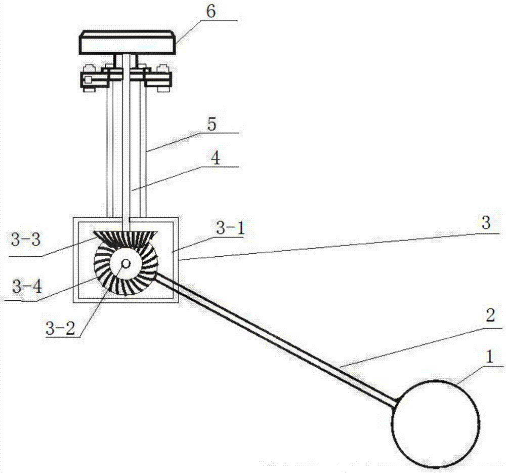 一种斜齿圆锥齿轮转向器传动液位计量装置的制作方法