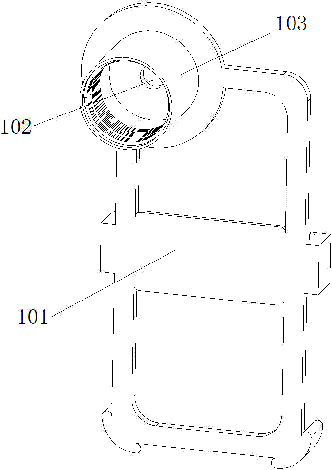 一种显微镜用手机连接挂架的制作方法与工艺