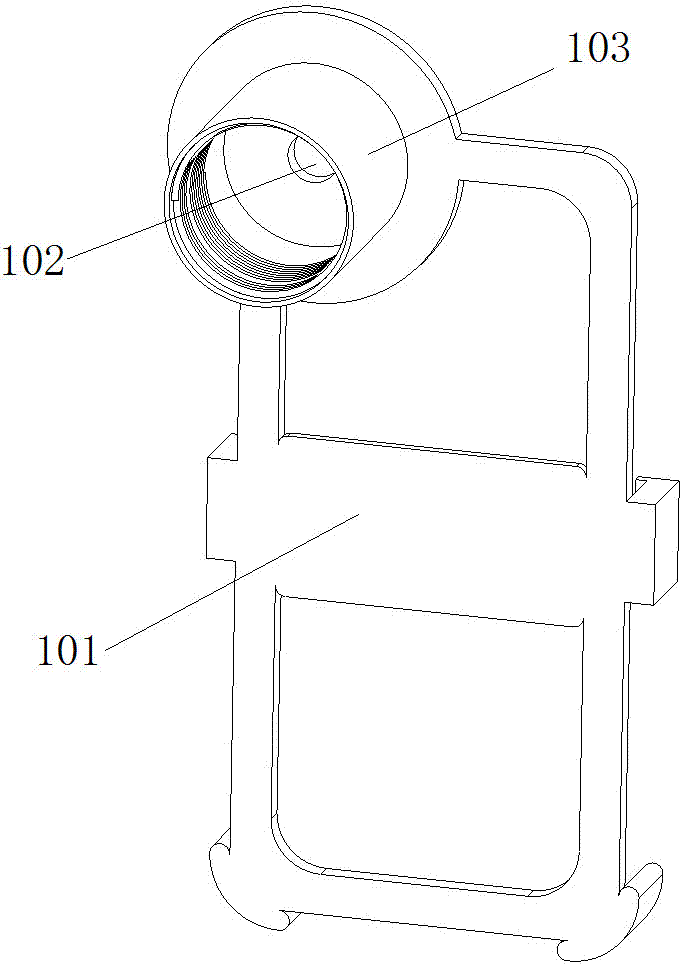 一種顯微鏡用手機(jī)連接掛架的制作方法與工藝