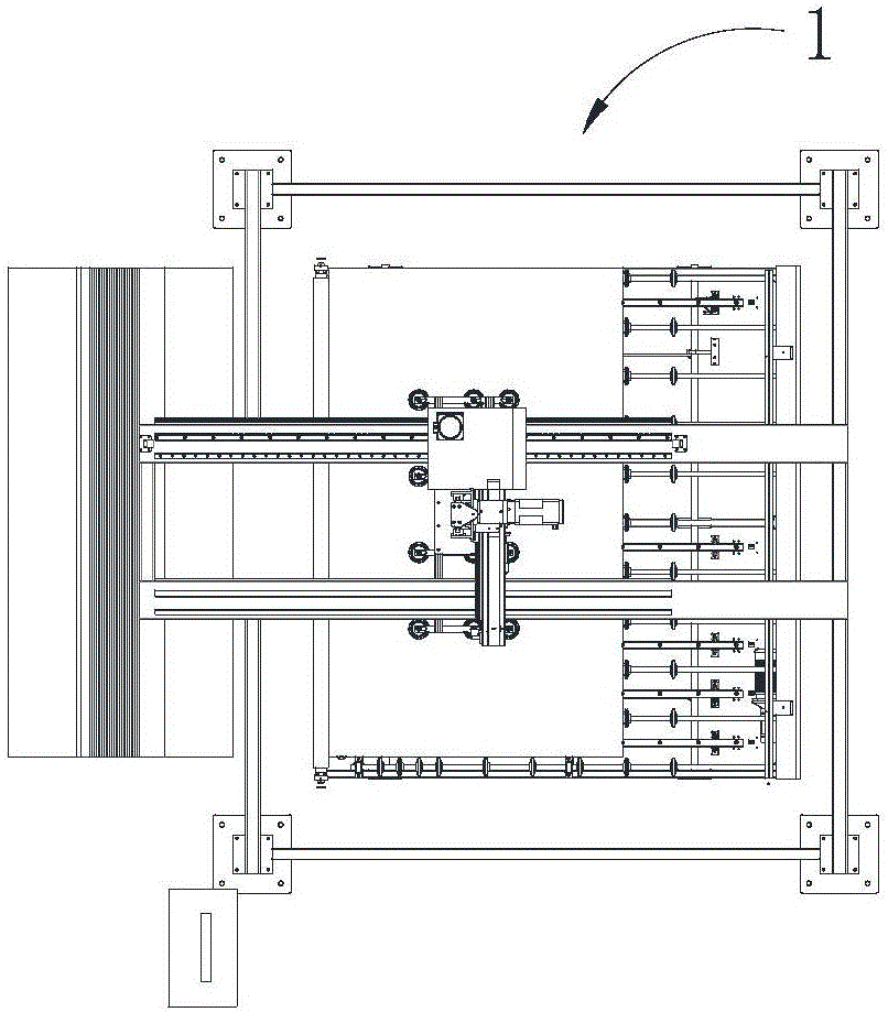 龍門架式玻璃上片機(jī)的制作方法與工藝