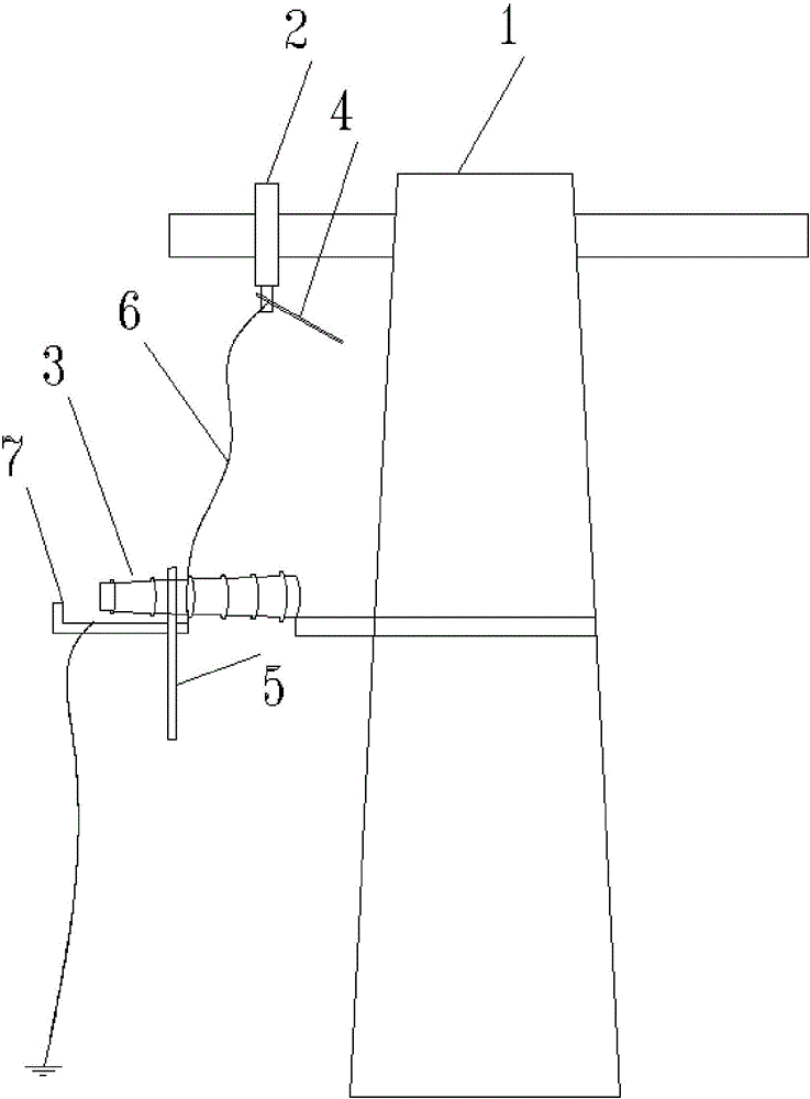 跌落式熔断器下线挂接地可拆式装置的制作方法