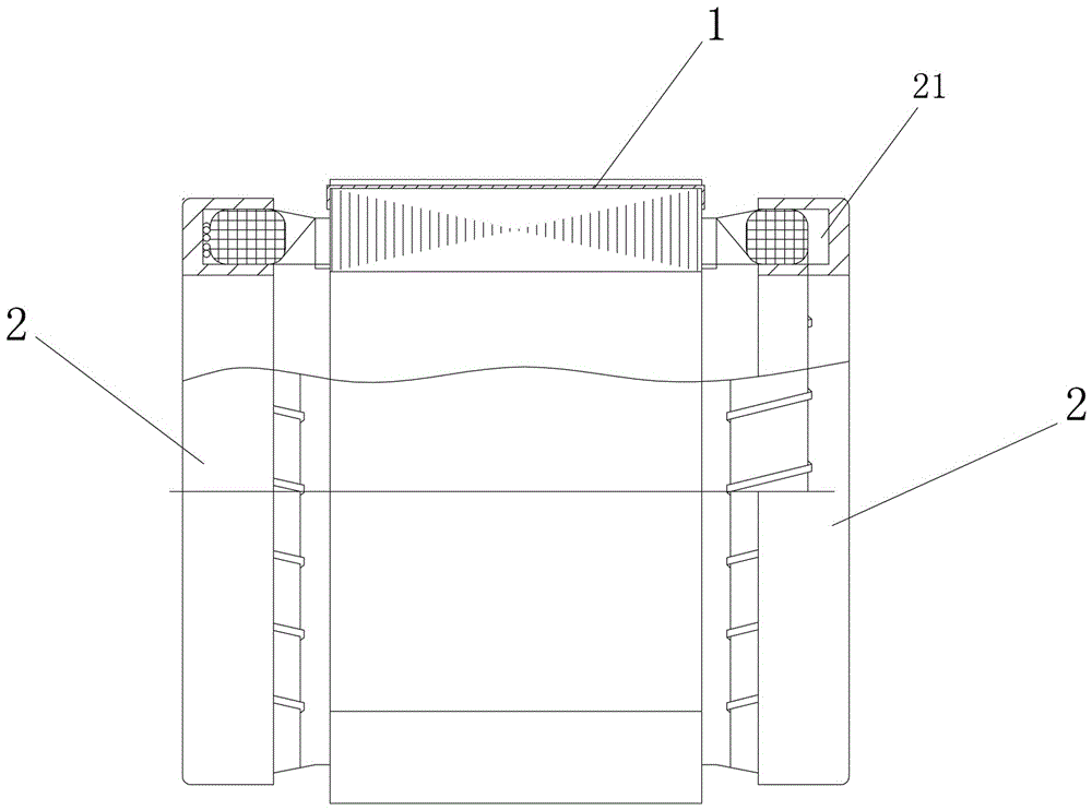 一種電機(jī)端部緊固結(jié)構(gòu)的制作方法與工藝