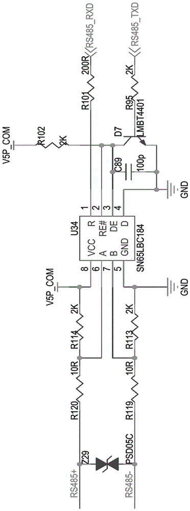 一主多从通信网络的通信装置的制作方法