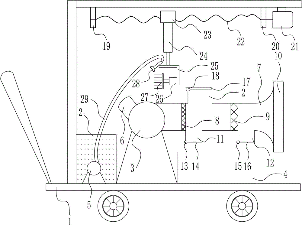 一種環(huán)保型建筑材料灰塵清理裝置的制作方法