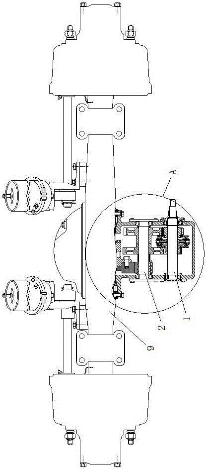 一種直角輸入電控變速比驅動橋的制作方法與工藝