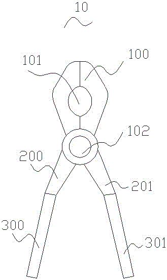 一种开口可固定的电工钳的制作方法与工艺