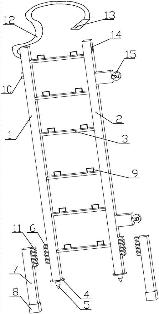 一種通信網(wǎng)絡(luò)服務(wù)專用絕緣梯的制作方法與工藝