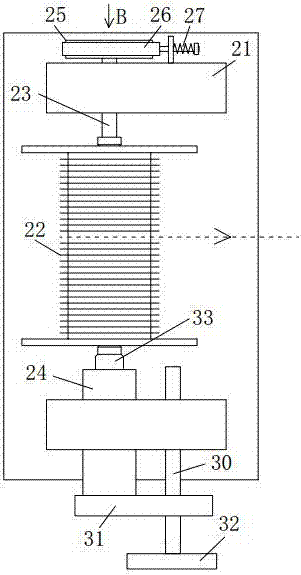 電纜銅芯耐火層立式包絡設備的制作方法與工藝