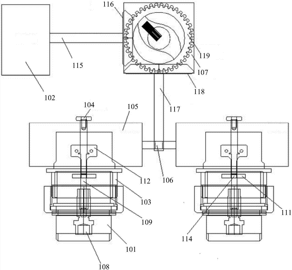 一種用于應(yīng)急接插盒的齒輪傳動(dòng)機(jī)械聯(lián)鎖裝置的制作方法