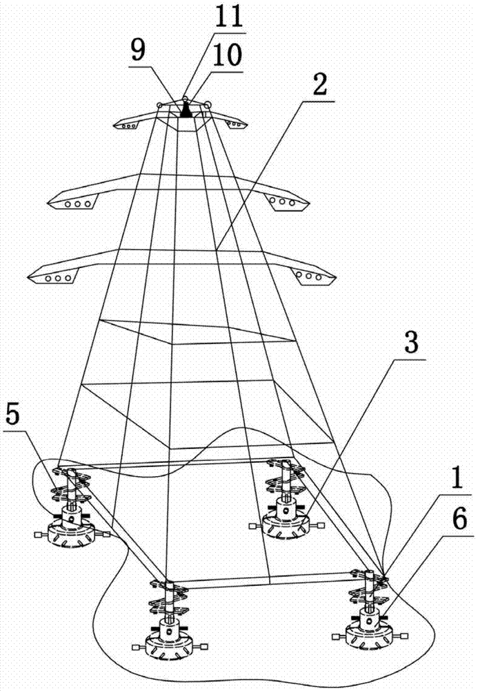 輸變電震動自適應(yīng)式桿塔的制作方法與工藝