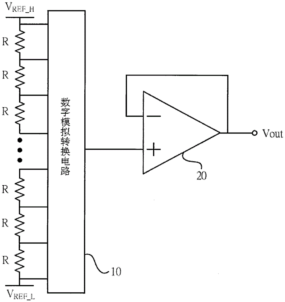 具數(shù)字模擬轉(zhuǎn)換功能的緩沖放大電路的制作方法與工藝