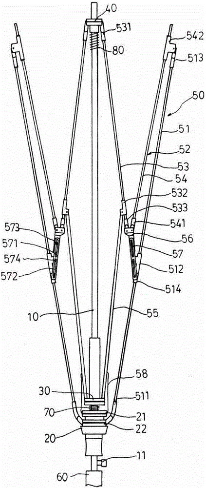自动收缩伞的原理结构图片