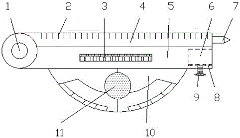 一種多功能高中教學(xué)教具尺的制作方法與工藝