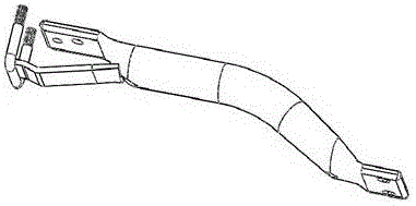 一种前置式开沟机机架连接臂的制作方法与工艺