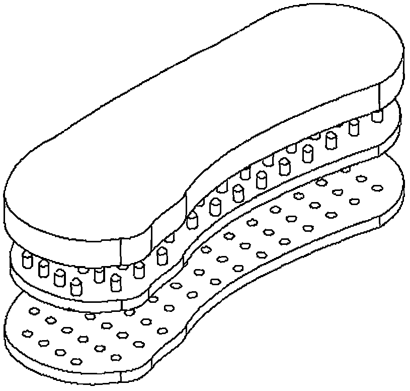 一种防滑减震两用加固鞋底的制作方法与工艺