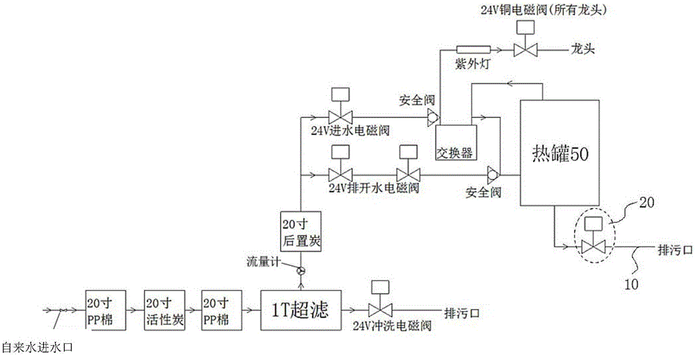 碧丽饮水机电路图图片