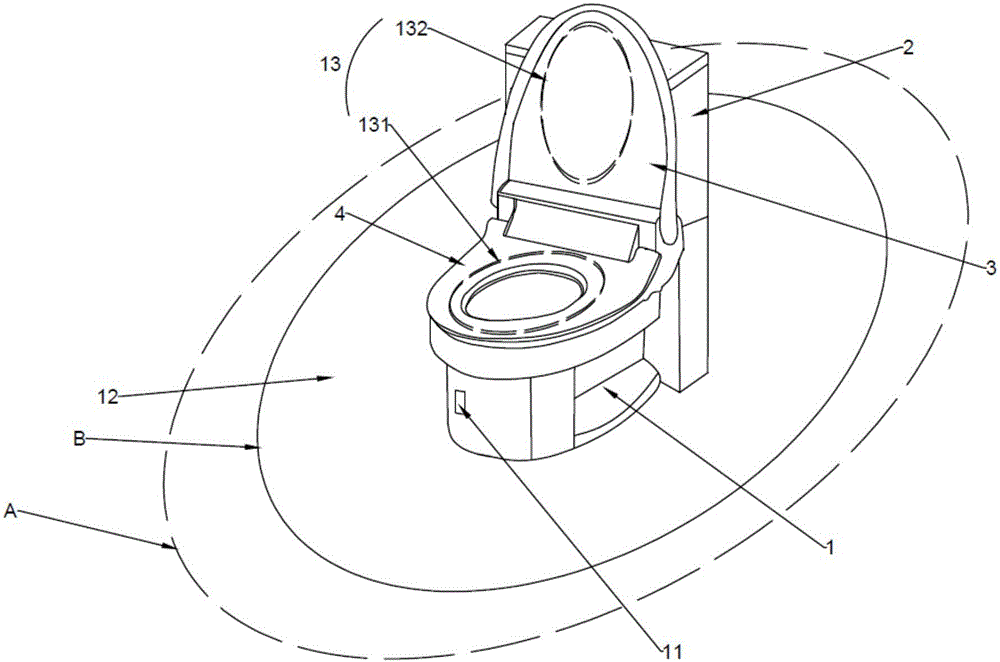 一种用于坐便器的自动翻盖装置的制作方法