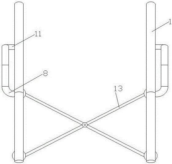 一種減震輪椅支架的制作方法與工藝